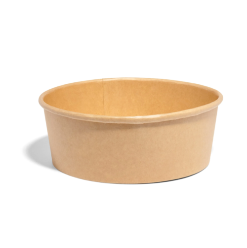 1300ml Kraft Paper Round Bowl, 300 Pieces